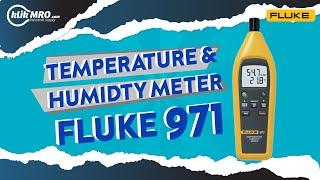 Cara Menggunakan Fluke 971 Temperature & Humidity Meter