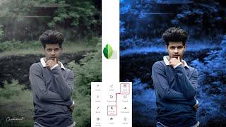 Snapseed New 2 Steps Blue Tone Effect || Snapseed New Style Photo Editing