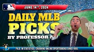 MLB DAILY PICKS | 5 BETTING PICKS FOR FRIDAY JUNE 14th! #mlbpicks   #parissportifs