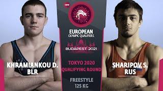 1/2 FS - 125 kg: D. KHRAMIANKOU (BLR) v. S. SHARIPOV (RUS)