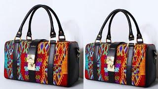 HOW TO MAKE A PORTABLE TRAVEL BAG l ANKARA TRAVEL BAG l cheche_stitches