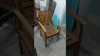 Teak wood chair, Dr chair, back pain relief