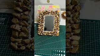 DIY Mirror Decor with Stone🪞#viralshort #trending #diy #mirror #decor #subscribe #shorts #craft 🪞