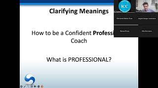 ICC Academy Webinar: How to be a confident Professional Coach, with Guillermo Mendoza (ICC USA)