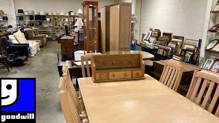 GOODWILL FURNITURE KITCHEN TABLES ARMCHAIRS SOFAS HOME DECOR SHOP WITH ME SHOPPING STORE WALKTHROUGH