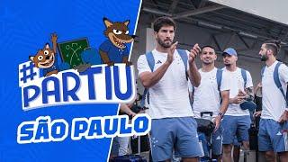 ️ PARTIU, SÃO PAULO | Com festa CABULOSA da torcida, Cruzeiro inicia viagem rumo à final!