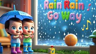 Rain Rain Go Away Song for Kids | CherryLemon Baby Nursery Rhyme & Kids Songs