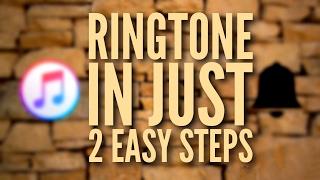 Make Ringtone for iPhone using iTunes & a free app- 2017 (in 2 easy steps!)