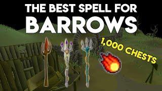 Which Spell is Best for Barrows? 1,000 Chests Tested