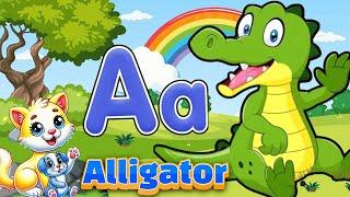 ABC Animal Alphabet Song | Learn Animal Names FROM A to Z Quickly!