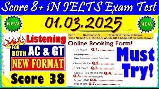 IELTS LISTENING PRACTICE TEST 2025 WITH ANSWERS | 01.03.2025