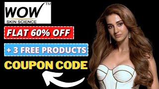 Wow coupon code 2022 Wow freebies Wow cashback offer Wow discount code @WOWSkinScienceIndia loot