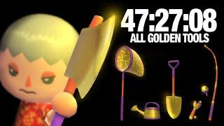 I Got Every Golden Tool as Fast as Possible in Animal Crossing New Horizons!