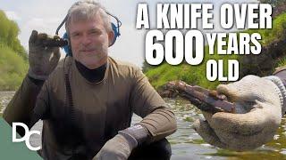 Finding A Blade From The 1400's  | River Hunters | @DocoCentral