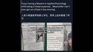 TZUYU HAS A BACHELOR AND MASTERS DEGREE IN PSYCHOLOGY?! #Tzuyu