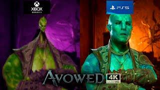 AVOWED TRAILER GAMEPLAY [4K/60fps] - Xbox SERIES X vs. PLAYSTATION 5 - GRAPHICS COMPARISON