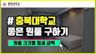 충북대학교 원룸 구하기 크기별 월세 시세와 옵션 청주 복대동 원룸 월세  청주 좋은 원룸 구하기 팁 정보