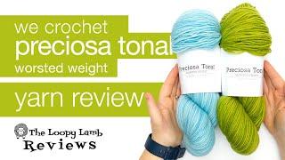 Yarn Review: We Crochet Preciosa Tonal Worsted Weight Yarn