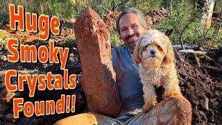 The Crystal Collector finding Massive Smoky Crystals LIVE 