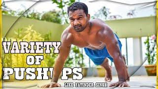 Perfect PushUps Like Yatinder Singh • 19 Types Of PushUps • By Bijoy Fitness •