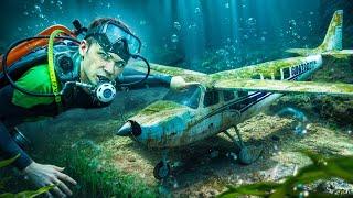 Found AIRPLANE Underwater, You Won't Believe What's Inside! (Scuba Diving)