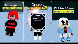 Roblox [Undertale Boss Battle] Fighting all the Reset bosses i can  (PART 1)