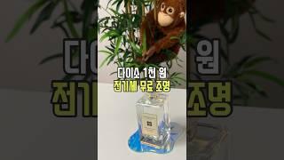 다이소 1천원 전기세 무료 조명 #리뷰몽키