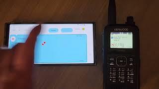 Kenwood TH-D75 DStar Terminal Mode with BlueDV