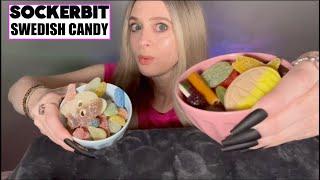 ASMR Swedish Gummy Candy | SOCKERBIT Taste Test | Whispered Mukbang