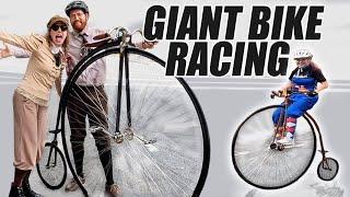 How Difficult is it to Ride a Penny Farthing BICYCLE?