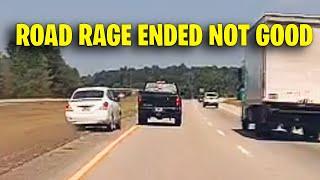 ROAD RAGE ENDED NOT GOOD | Road Rage, Brake Check, Idiot Driver Driving fails USA & Canada 2024