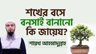 সখের বসে বনসাই বানানো কি জায়েয?