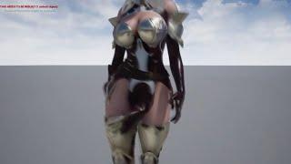 Unreal Engine - Jiggle physics tutorial: breast, butt, hair, armor ft. KawaiiPhysics WAIFU series 1