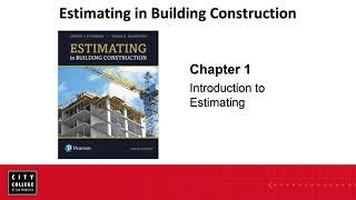 CM 240 - Introduction to Estimating Building Construction - Chapter 1 Lecture