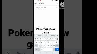 Pokemon new game 2023 download play store %viral