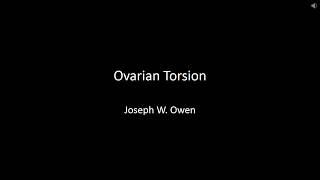 Ovarian Torsion