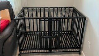 Heavy Duty Dog Crate, Robust Stable Dog Kennel, Great crate