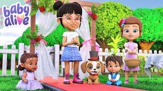 The Babies Have A Wedding ‍️ Baby Alive Official  Family Kids Cartoons