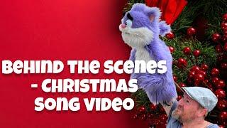 Behind the Scenes - Christmas Song Video. #behindthescenes #howtopuppeteer #makingavideo #howto