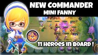 HOW TO PLAY NEW COMMANDER MINI FANNY 3RD SKILL MAGIC CHESS