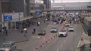 Holiday travel at Atlanta airport