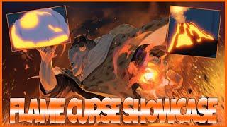 FLAME CURSE SHOWCASE IN ROJUTSU BLOX (ROBLOX)