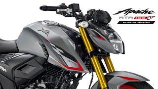 Finally, All New Tvs Apache 160 4v 2024 Launched - New USD Suspension & New Graphics - On Road Price