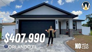 Tour this New Home in Orlando, Florida with NO HOA and NO CDD!