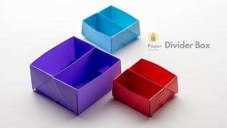 Origami Box Divider Tutorial | DIY Organization Box | Easy Paper Crafts