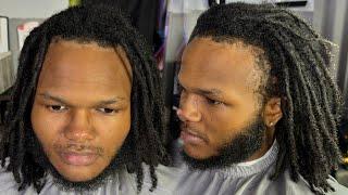 YOU WON’T BELIEVE HOW this man looks after fixing up all these dreadlocs!