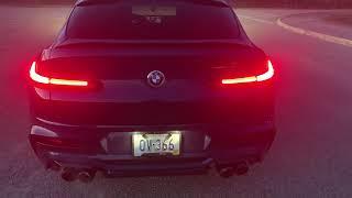 2020 BMW X4 M Competition Free Flow Akropovic Exhaust