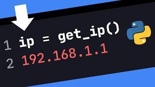 How To Get Your IP Address In Vanilla Python TUTORIAL