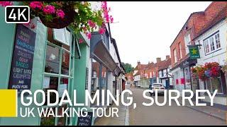 Lovely Godalming, Surrey, UK | Town Centre Walking Tour (with captions)