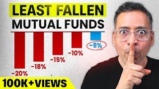 Least FALLEN Mutual Funds in HUGE Stock Market CRASH - Best Mutual Funds -DONT miss this- Rahul Jain